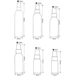 Flacons vaporisateurs en verre à fine brume rechargeables en aluminium, 100 ml