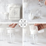 Bouteille Distributrice de Pompe à Pression pour Liquide, Bouteille en Plastique Vide, 150 ml, 150 ml