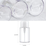 Flacon vide en plastique avec pompe distributrice Push Down pour liquides, 200 ml, 200 ml
