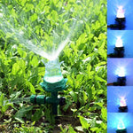 Arroseur de pelouse lumineux LED Arroseur automatique d'eau pour jardin extérieur Buse d'irrigation pour cour, arroseur de pelouse LED