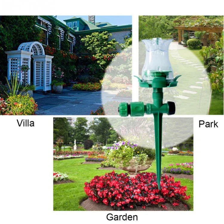 Arroseur de pelouse lumineux LED Arroseur automatique d'eau pour jardin extérieur Buse d'irrigation pour cour, arroseur de pelouse LED