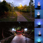 Arroseur de pelouse lumineux LED Arroseur automatique d'eau pour jardin extérieur Buse d'irrigation pour cour, arroseur de pelouse LED