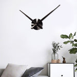 Horloge murale créative DIY en acier inoxydable pour décoration maison et bureau