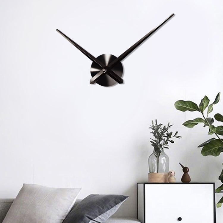 Horloge murale créative DIY en acier inoxydable pour décoration maison et bureau