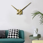 Horloge murale créative DIY en acier inoxydable pour décoration maison et bureau