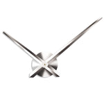 Horloge murale créative DIY en acier inoxydable pour décoration maison et bureau
