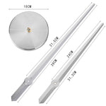 Horloge murale créative DIY en acier inoxydable pour décoration maison et bureau