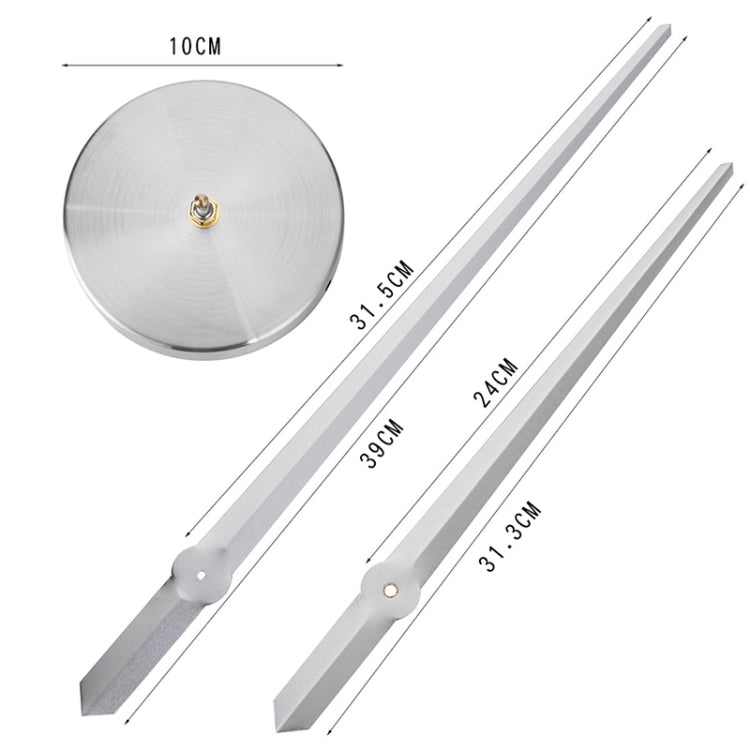 Horloge murale créative DIY en acier inoxydable pour décoration maison et bureau