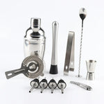 Ensemble d'outils de mélangeur à cocktail et à vin en acier inoxydable 12 en 1 avec sac en tissu, capacité : 750 ml, 750 ml