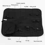 Ensemble d’outils pour shaker à vin et cocktail en acier inoxydable 12 en 1 avec sac en tissu, Boston 800600M, Boston 800600M