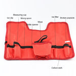 Ensemble d'outils de mélangeur à cocktail en acier inoxydable 8 en 1 avec sac en tissu, capacité: 350ml, 350ml