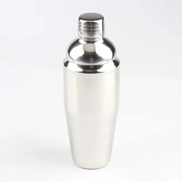 Ensemble de 14 outils de bar en acier inoxydable avec support en bambou, capacité : 750 ml, 750 ml, bambou