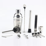Ensemble d'outils de shaker à cocktail 18-en-1 avec support en acrylique, capacité : 550 ml, 550 ml