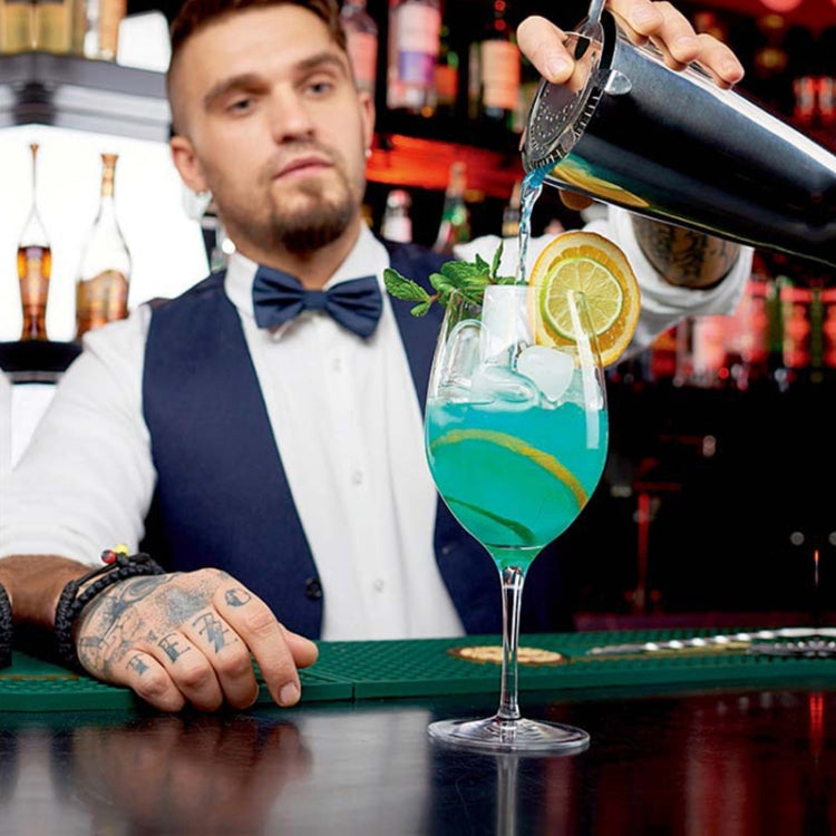Ensemble d'outils de shaker à cocktail 18-en-1 avec support en acrylique, capacité : 550 ml, 550 ml