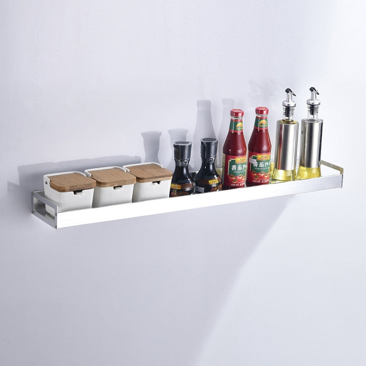 Étagère de rangement murale multifonctionnelle pour cuisine, 60 cm (argent)