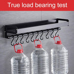 80cm Kitchen Multi-function Wall Hanging Holder Seasoning Storage Rack, 80cm(Silver)