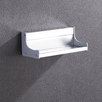 Support de rangement pour condiments en aluminium mural multifonctionnel de 30 cm, à perforation