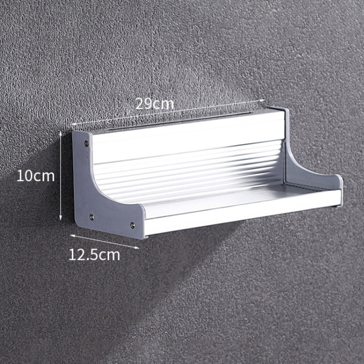 Support de rangement pour condiments en aluminium mural multifonctionnel de 30 cm, à perforation