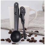 Brosse de nettoyage pour machine à café avec cuillère doseuse, outil de nettoyage pour machine à café