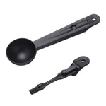 Brosse de nettoyage pour machine à café avec cuillère doseuse, outil de nettoyage pour machine à café