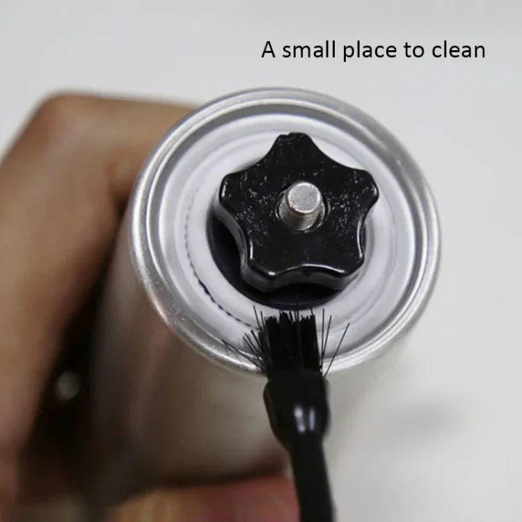 Brosse de nettoyage pour machine à café avec cuillère doseuse, outil de nettoyage pour machine à café