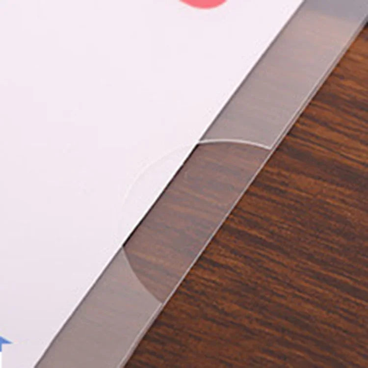10 dossiers transparents Deli à page unique A4, taille : 32,1 x 30,7 cm, 32,1 x 30,7 cm