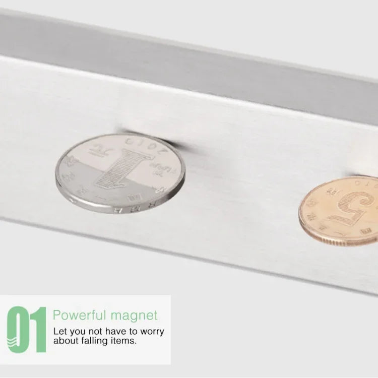 Support magnétique mural pour couteaux en acier inoxydable 304, sans perçage, taille : 51x4x1.5cm, taille : 51x4x1.5cm