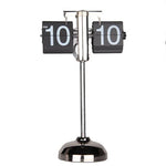 Horloge multifonctionnelle de chevet escamotable pour chambre et bureau (noir)