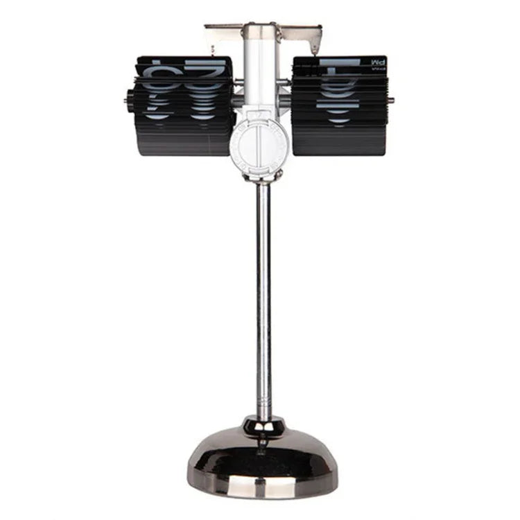 Horloge multifonctionnelle de chevet escamotable pour chambre et bureau (noir)