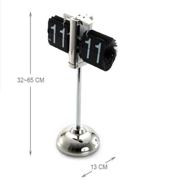 Horloge multifonctionnelle de chevet escamotable pour chambre et bureau (noir)