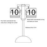 Horloge multifonctionnelle de chevet escamotable pour chambre et bureau (noir)