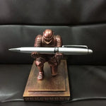 Porte-stylo de bureau créatif en forme de chevalier pour la maison ou le bureau
