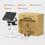 Microscope électronique numérique de bureau portable 50X-1000X 1080P avec lumière LED, modèle HC5230