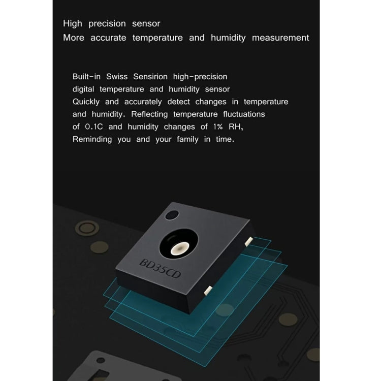 Thermomètre Bluetooth original Xiaomi Mijia de température et humidité 2