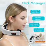 Masseur de cou électrique à impulsions domestique intelligent, masseur corporel, alimenté par piles (piles non incluses), alimentation par piles usagées