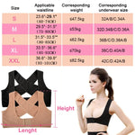 Ceinture orthopédique moulante de maintien des épaules pour la correction de la cyphose ultra-mince pour femmes, taille : L, L