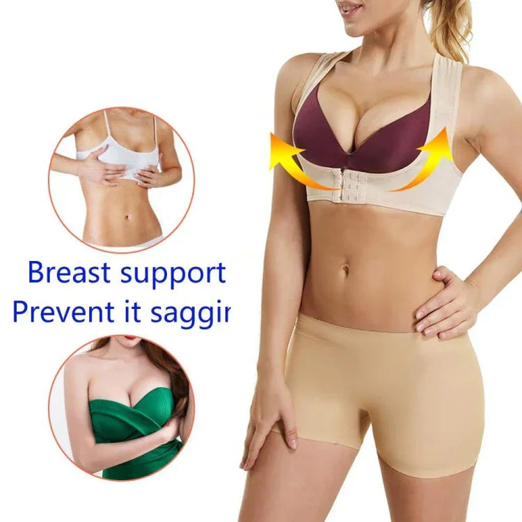 Ceinture orthopédique moulante de maintien des épaules pour la correction de la cyphose ultra-mince pour femmes, taille : L, L