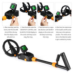 Détecteur de métaux souterrain MD1008A jouet pour enfants avec écran LCD, portée de mesure : 10cm, MD1008A