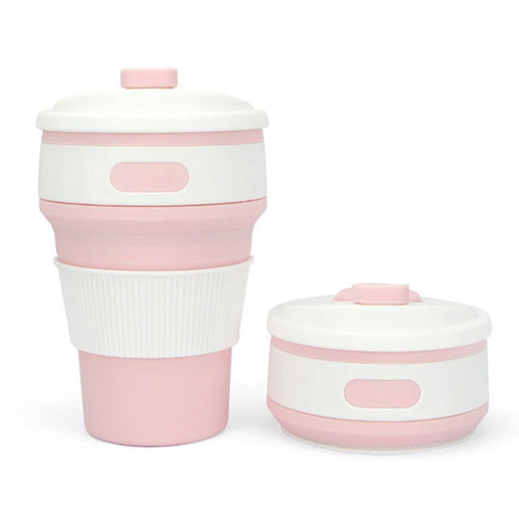 Tasse à café pliante portable en silicone 350 ml Tasse de voyage multifonction