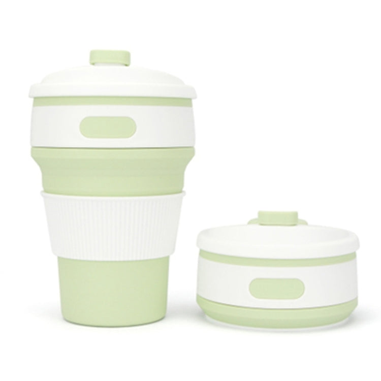Tasse à café pliante portable en silicone 350 ml Tasse de voyage multifonction