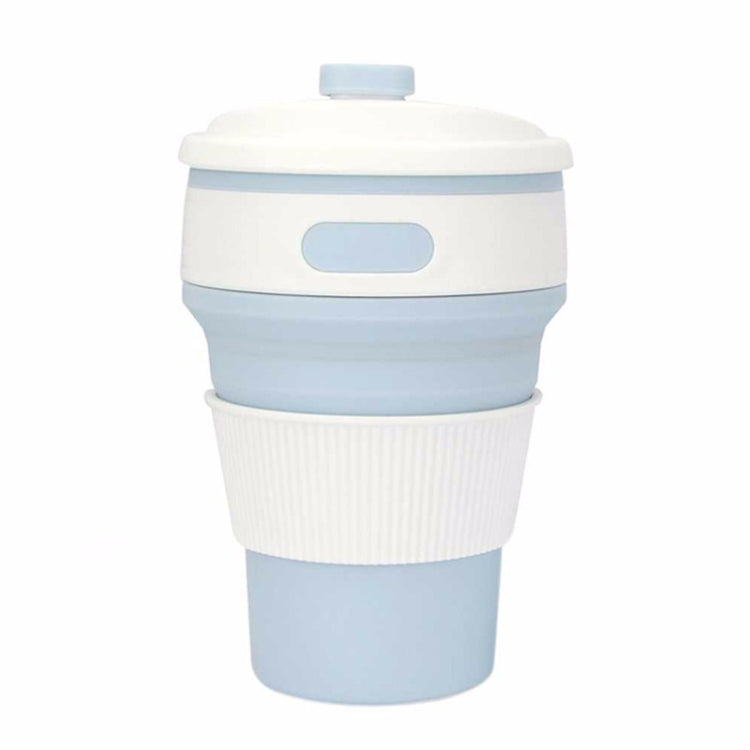 Tasse à café pliante portable en silicone 350 ml Tasse de voyage multifonction