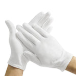 12 paires de gants de travail en pur coton, épaisseur moyenne, taille unique