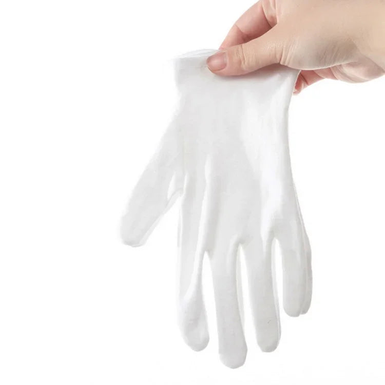 12 paires de gants de travail en pur coton, épaisseur moyenne, taille unique