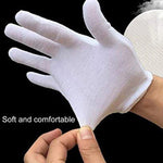 12 paires de gants de travail en pur coton, épaisseur moyenne, taille unique