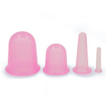4 en 1 ventouses de massage corporel en silicone à vide pour soins de santé, couleur aléatoire, 4 en 1