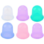 Massage corporel de soins de santé Ventouse en silicone, couleur aléatoire, 1 PCS