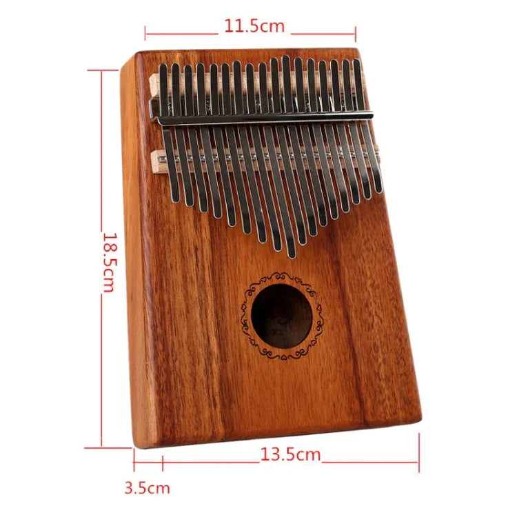 Kalimba simple en bois d'acacia à 17 tons