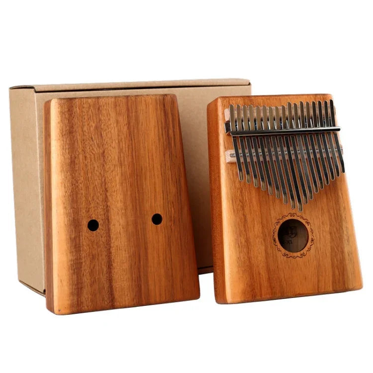 Kalimba simple en bois d'acacia à 17 tons