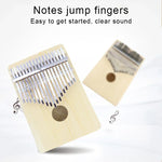 Piano à pouce Kalimba 17 tons, piano à doigts Kalimba pour enfants, bricolage, piano à pouce Kalimba