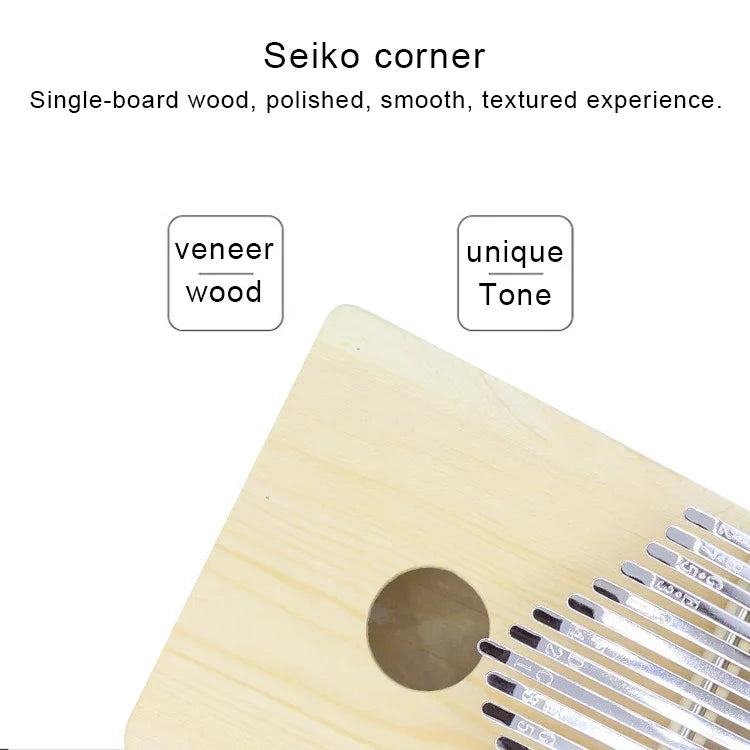 Piano à pouce Kalimba 17 tons, piano à doigts Kalimba pour enfants, bricolage, piano à pouce Kalimba
